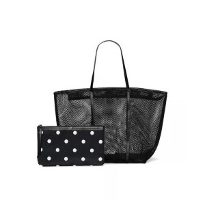 Сумка Mesh Tote Pouch Set Black Dot