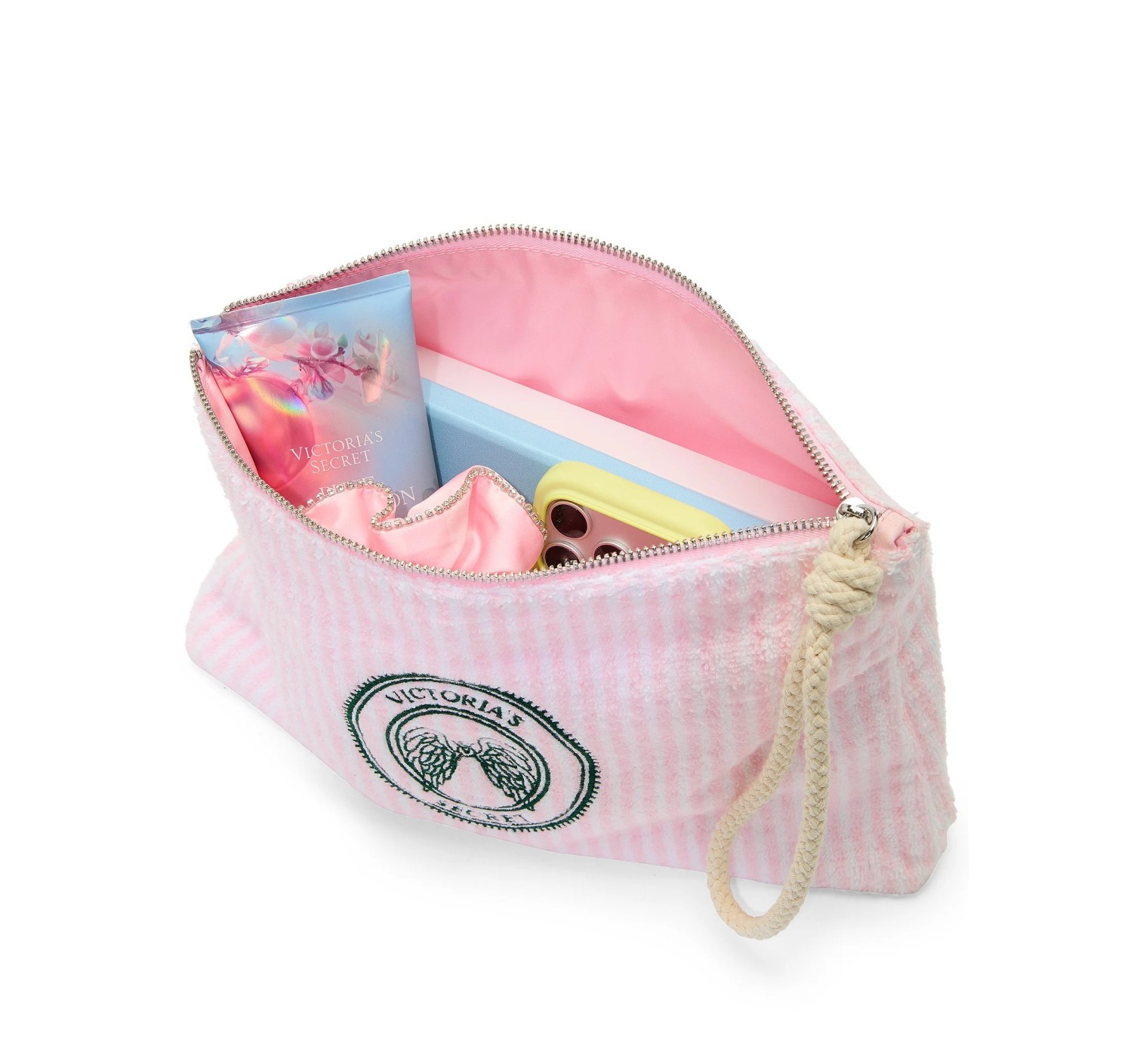 Косметичка Terry Large Pouch Wristlet Heritage Stripe