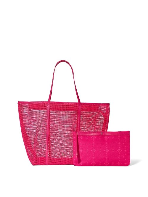 Сумка Mesh Tote Pouch Set Pink