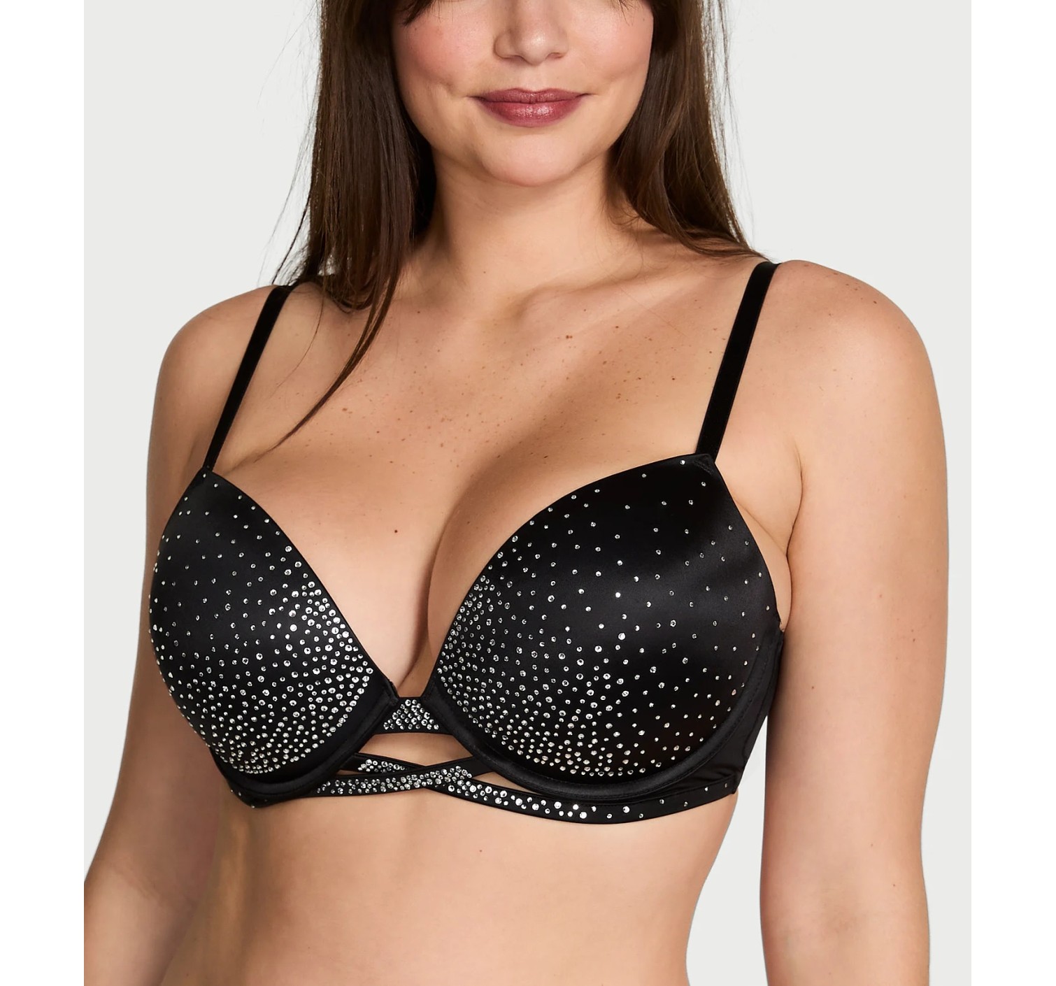 Комплект Sparkle Crystal Shine Cradle Push-Up Brazilian Set