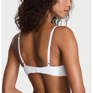 Бюстгальтер Cotton Shadow Stripe Lightly Lined Wireless Bra White
