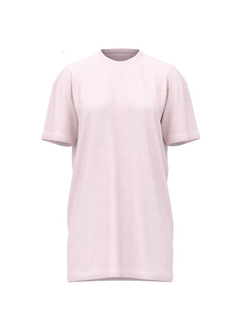 Піжама Cotton Oversize Sleep Tee Bermuda Pink