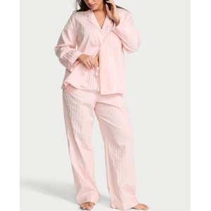 Піжама Shadow Stripe Heritage Cotton Long PJ Set Pretty Blossom Pink