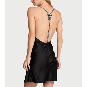 Пеньюар Crystal Bow Satin Mini Slip