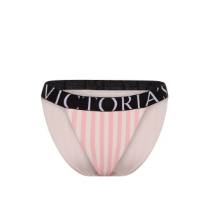 Купальник Exploded Logo Triangle Bikini Top Bottom Iconic Pink Stripes