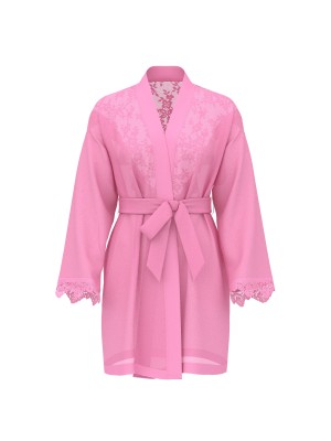 Шифоновый халат Chiffon & Lace Short Robe Rose Garden