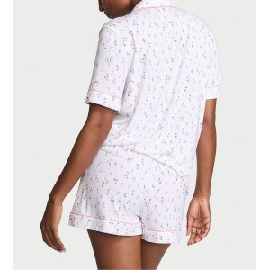 Пижама Modal Short Pyjamas Set White & Pink Ditsy Floral