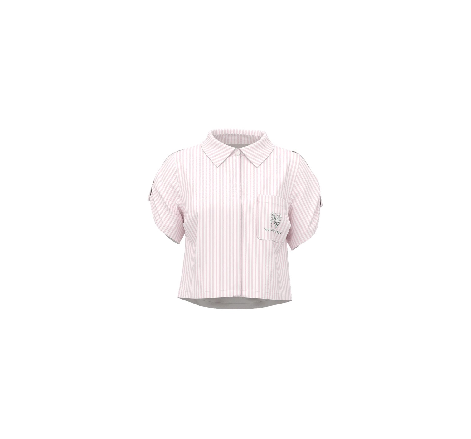 Пляжний костюм Beachwear Heritage Stripe Linen Boxy Short-Sleeve Top Shorts Iconic Stripe