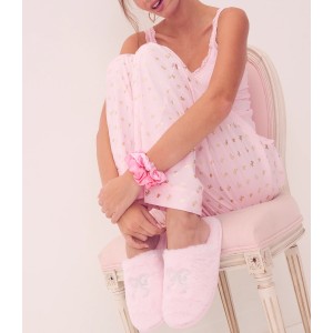 Домашние тапочки PINK x LoveShackFancy Closed-Toe Slippers