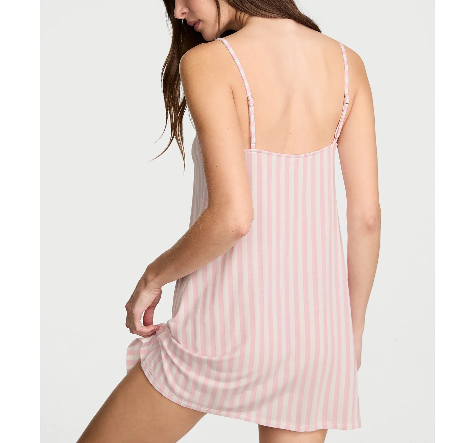 Пеньюар SoSoft Modal Scoop Slip Dress Pretty Blossom Iconic Stripes