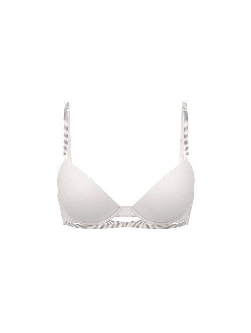 Бюстгальтер Gradient Shine Cradle Push-Up Bra Coconut White