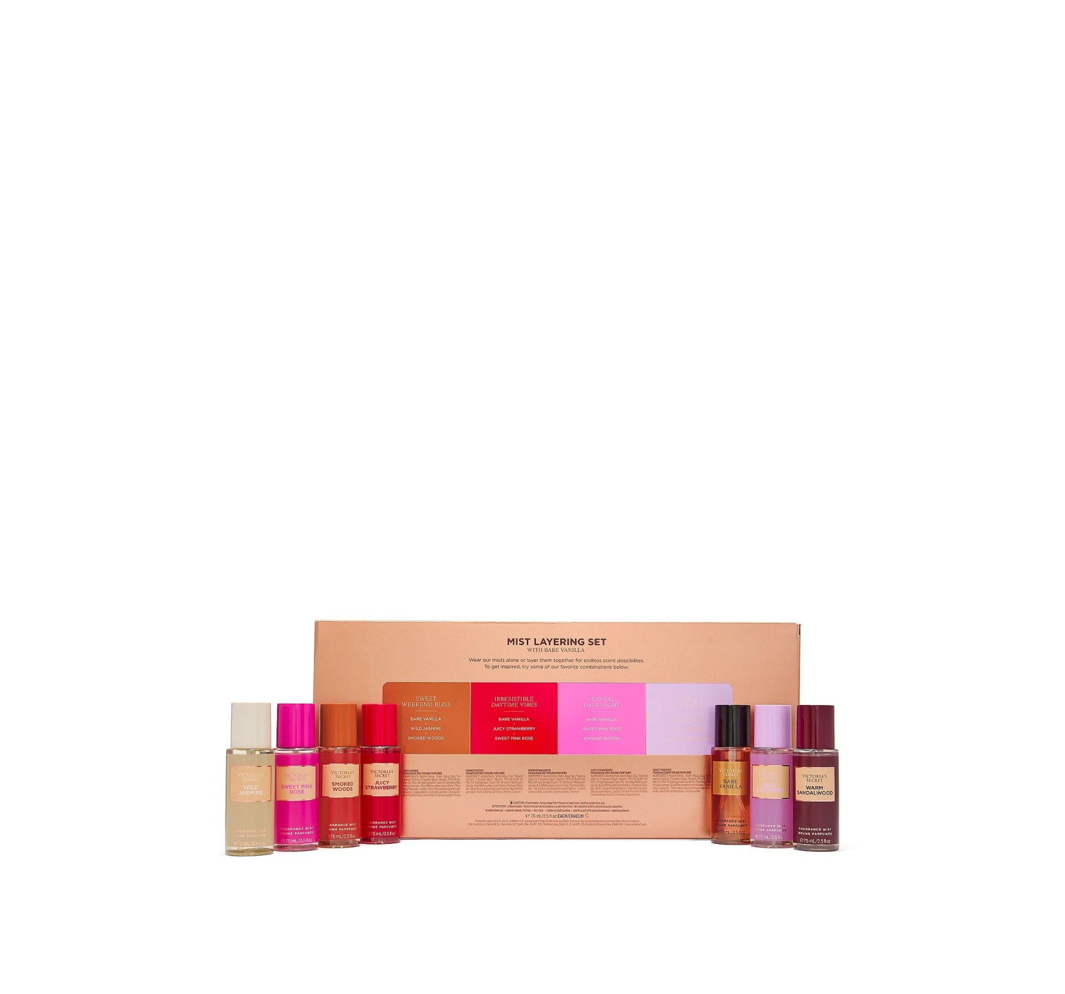 Подарочный набор спреев 7-Piece Fragrance Mist Layering Gift Set