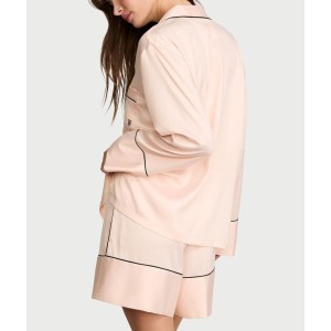 Піжама Signature Satin Long-Sleeve Short