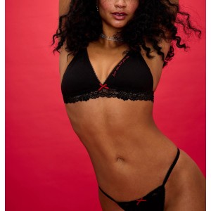 Комплект Limited-Edition PINK Wink Flirty Gift Set Black Forever Lace