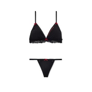 Комплект Limited-Edition PINK Wink Flirty Gift Set Black Forever Lace