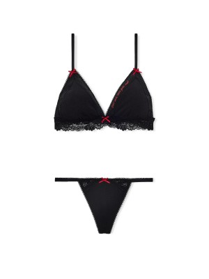 Комплект Limited-Edition PINK Wink Flirty Gift Set Black Forever Lace