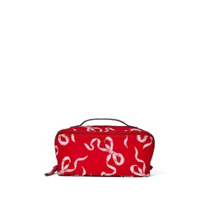 Косметичка Expandable Travel Make-Up Bags 3 Piece Lipstick Red Bows