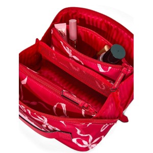 Косметичка Expandable Travel Make-Up Bags 3 Piece Lipstick Red Bows