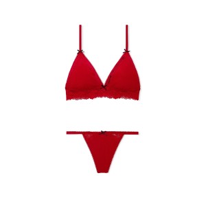 Комплект Limited-Edition PINK Wink Flirty Gift Set Bright Vermillion Forever Lace