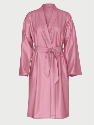Халат Satin Midi Robe Mauve Pink