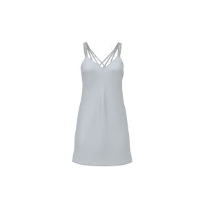 Пеньюар Gradient Shine Strap Satin Slip Dress Sterling