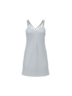 Пеньюар Gradient Shine Strap Satin Slip Dress Sterling