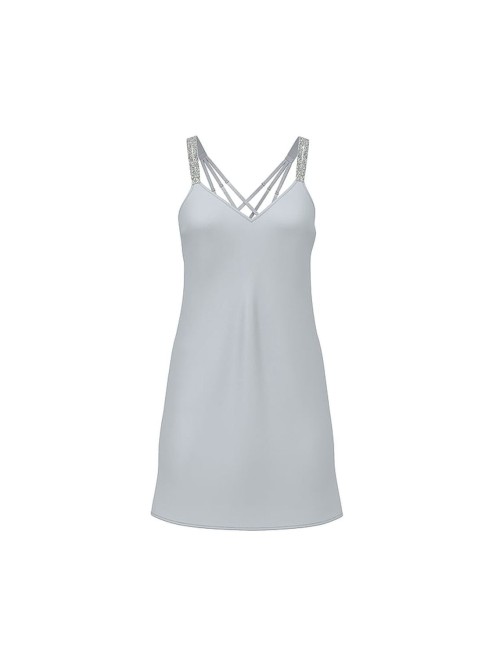 Пеньюар Gradient Shine Strap Satin Slip Dress Sterling