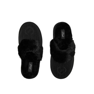 Домашние тапочки Cable Knit Slippers Black PINK