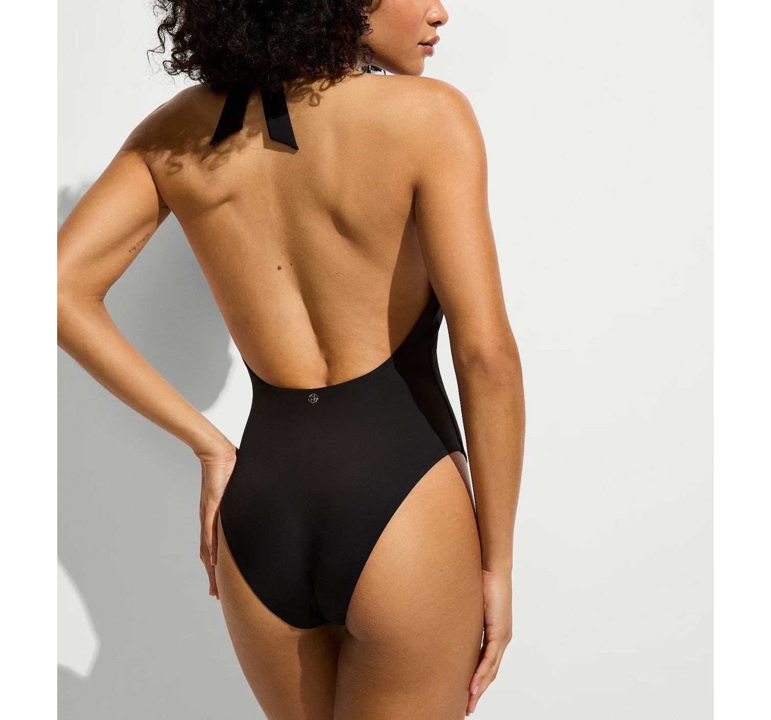 Купальник Organic Shape Rings Halter Cheeky One-Piece Swimsuit