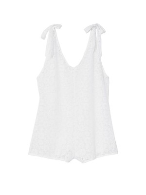 Ромпер Swim Crochet Lace Romper Cover-Up