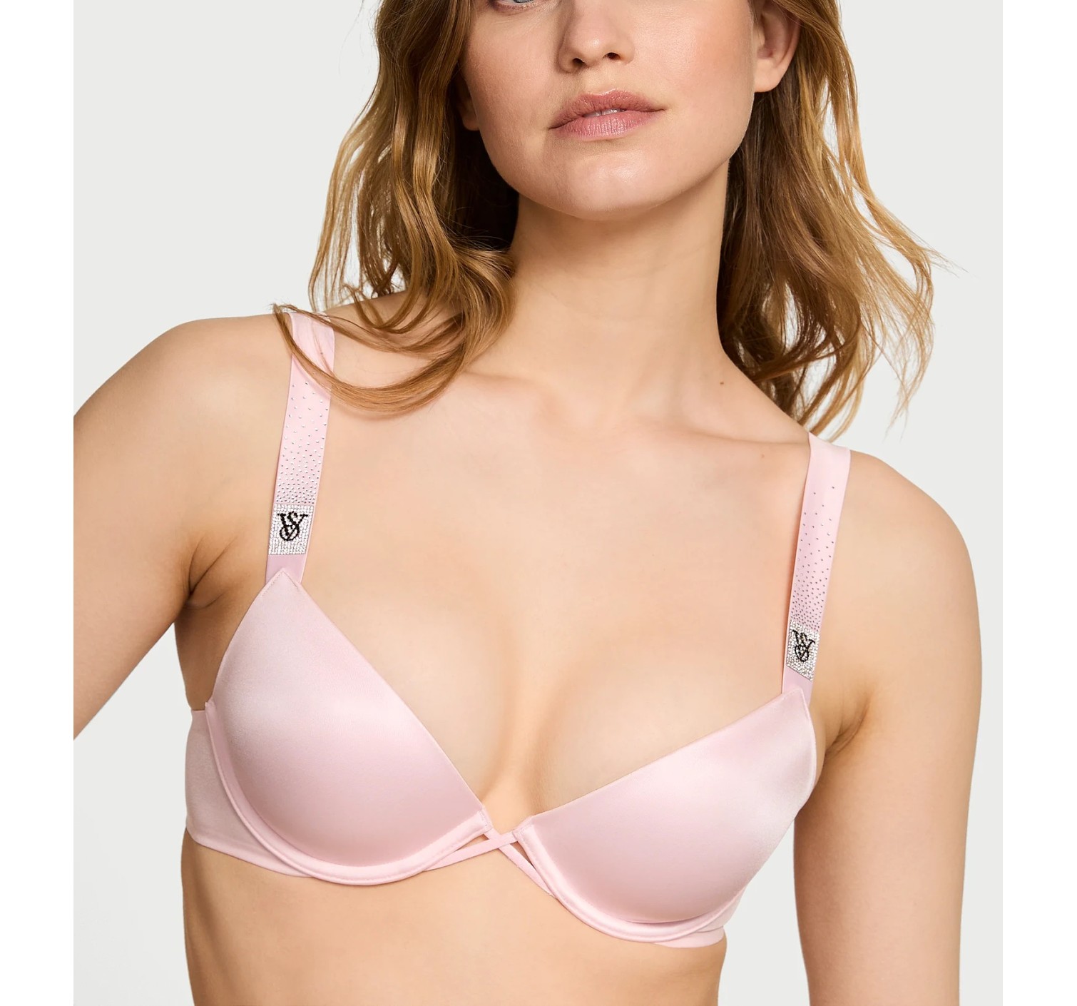 Бюстгальтер Scattered Shine Strap Lightly Lined Low-Cut Demi Bra Angel Pink