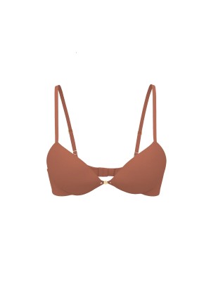 Бюстгальтер Smooth Lightly Lined Plunge Demi Bra Caramel