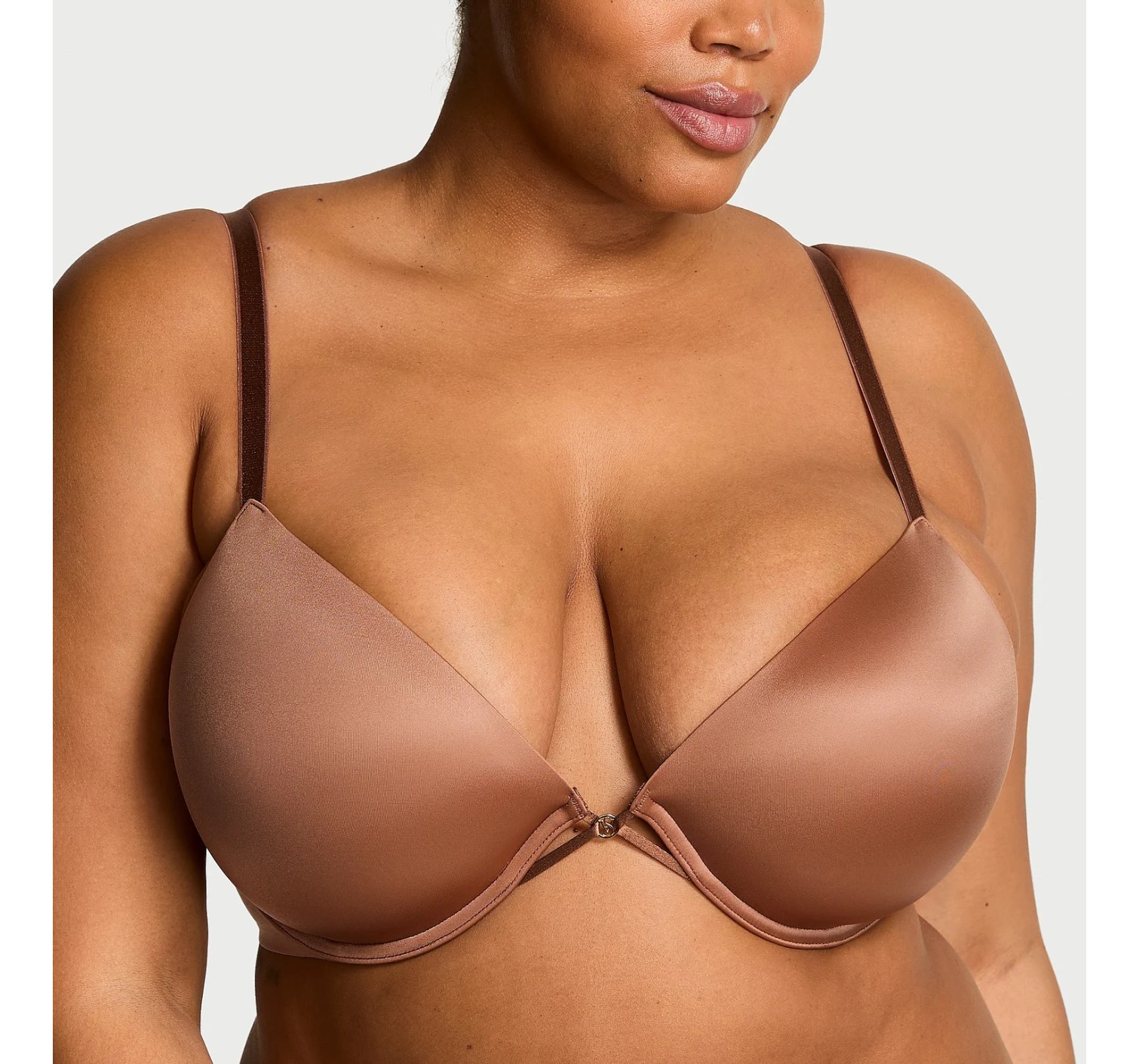Бюстгальтер Smooth Lightly Lined Plunge Demi Bra Caramel