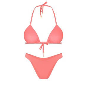 Купальник Triangle Top Brazilian Bikini Bottom Pink Cocktail