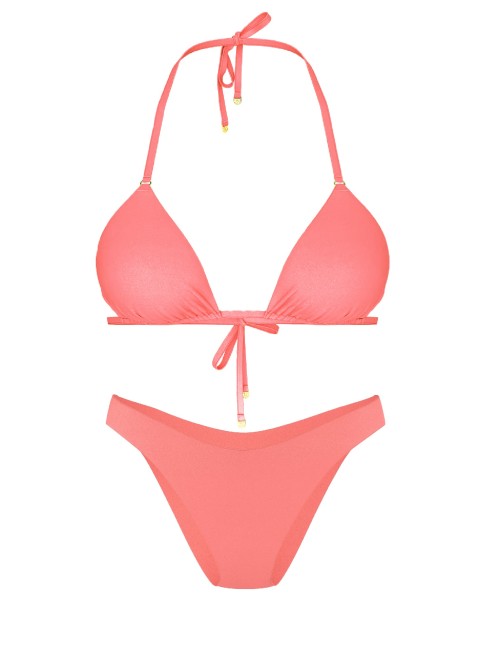 Купальник Triangle Top Brazilian Bikini Bottom Pink Cocktail