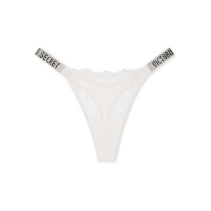 Трусики Bombshell Shine Strap Thong Panty White