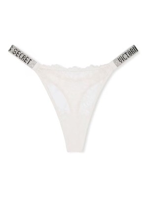 Трусики Bombshell Shine Strap Thong Panty White