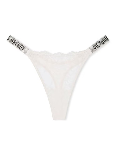Трусики Bombshell Shine Strap Thong Panty White