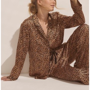 Пижама Satin Long Pajama Set New Leo
