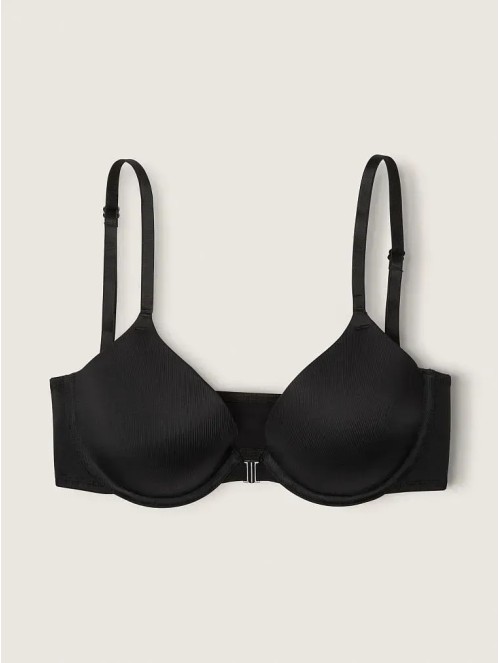 Бюстгальтер с застежкой спереди T-Shirt Lightly Front-Close Lined Bra Black