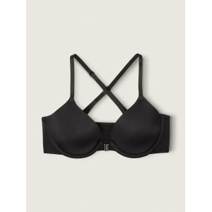 Бюстгальтер с застежкой спереди T-Shirt Lightly Front-Close Lined Bra Black