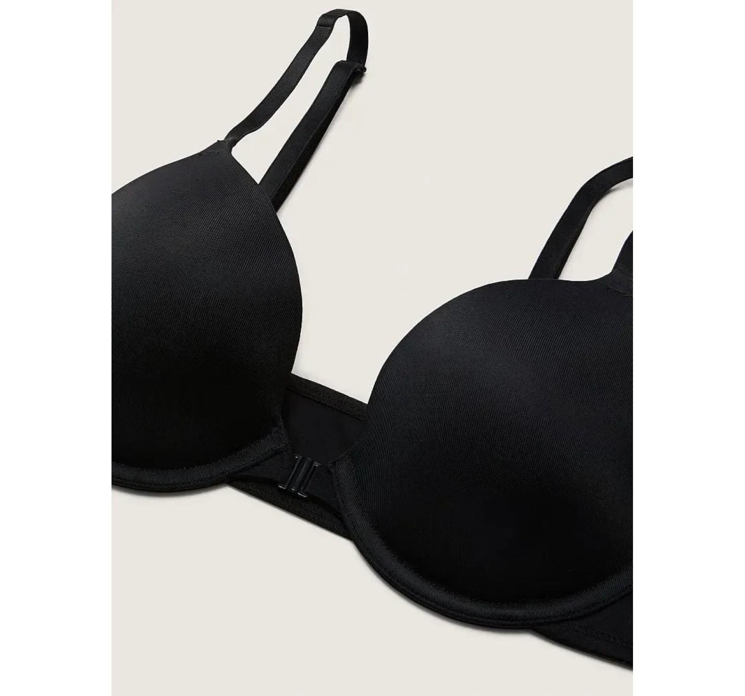 Бюстгальтер с застежкой спереди T-Shirt Lightly Front-Close Lined Bra Black