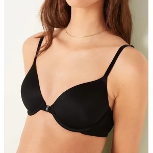 Бюстгальтер с застежкой спереди T-Shirt Lightly Front-Close Lined Bra Black