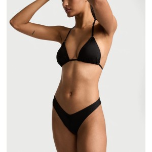 Купальник Triangle Top Brazilian Bikini Bottom Pure Black