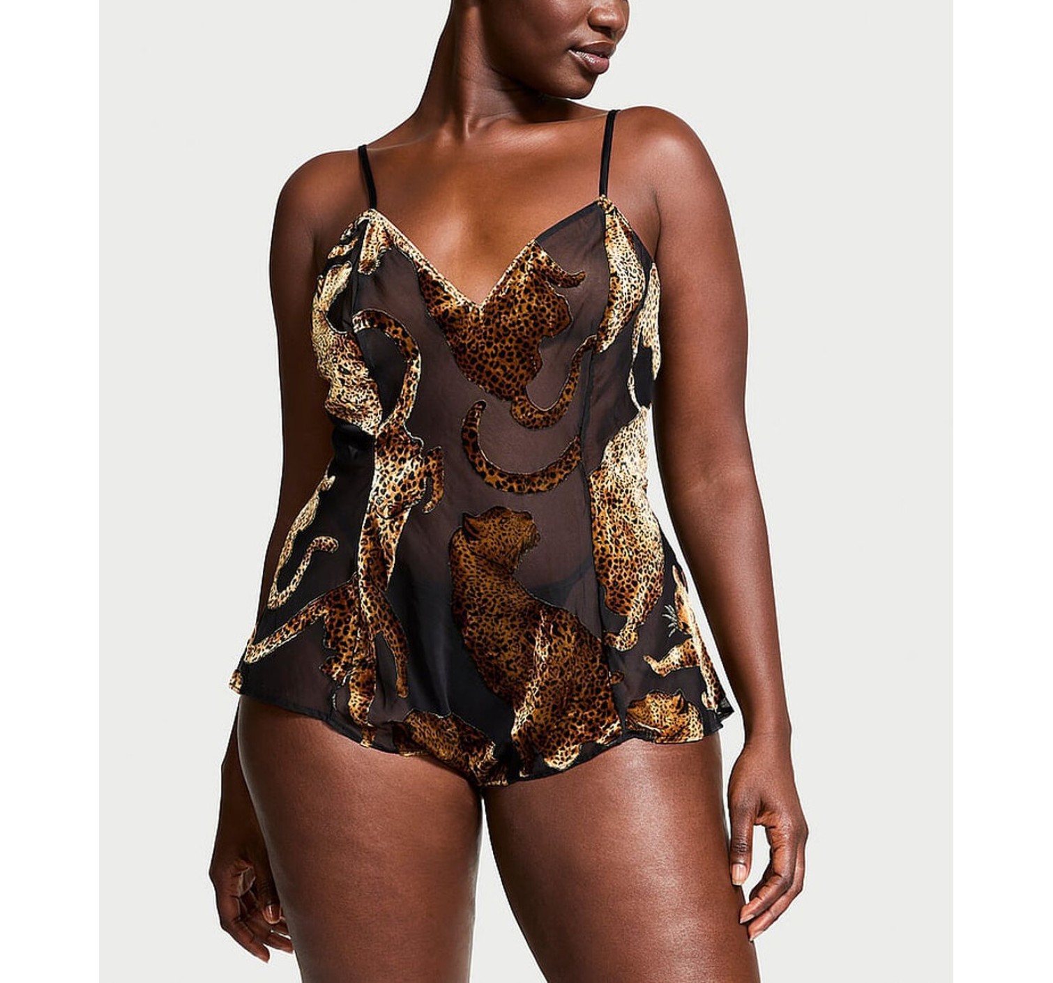 Ромпер Leopard Burnout Romper