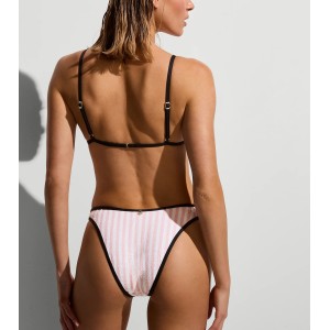Купальник Heritage Stripe Sequin Triangle Top Brazilian Bikini Bottom