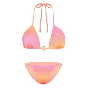 Купальник Archives Toggle Push-Up Triangle Top Bikini Bottom Ombré Pink