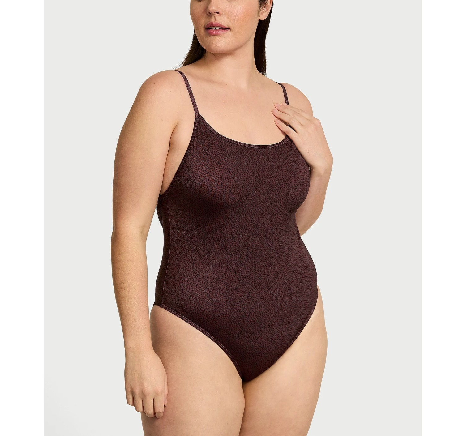 Купальник VS Archives Strappy Hardware Cheeky One-Piece Swimsuit