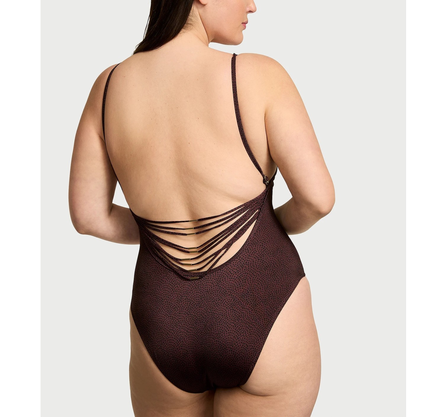 Купальник VS Archives Strappy Hardware Cheeky One-Piece Swimsuit