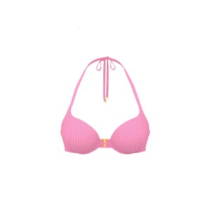 Купальник Bombshell Add-2-Cups Diamanté Push-Up Bikini Top Brazilian Bikini Bottom Pink Sugar Shine